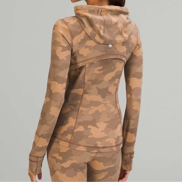 Lululemon Nulu Hooded Define Align Jacket 6 Camo Beige - Picture 2 of 11